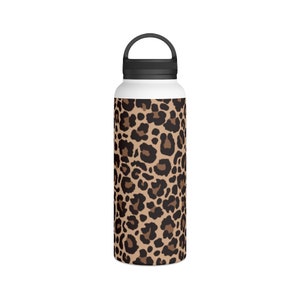 LEOPARD Stainless Steel Water Bottle (32oz)