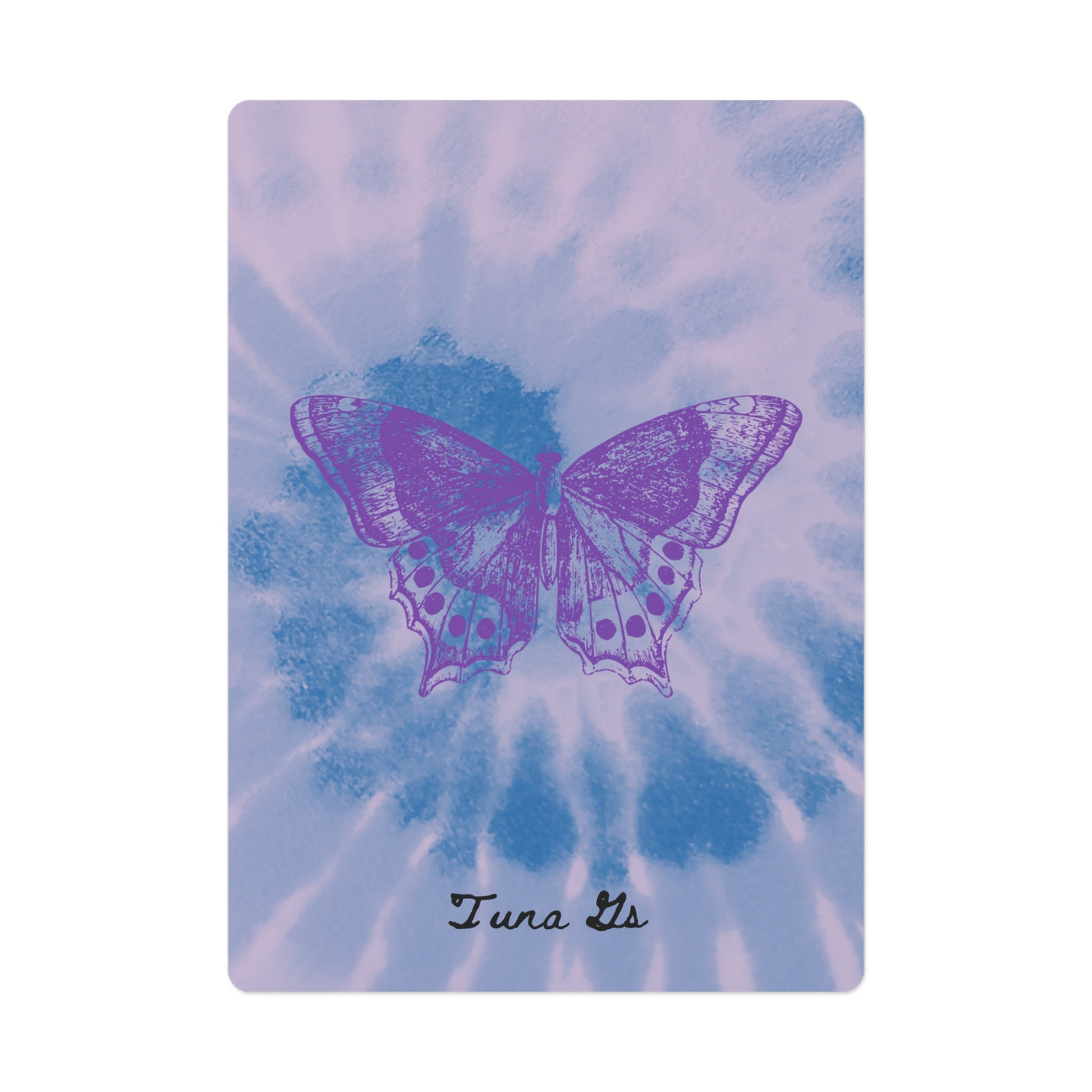 PURPLE BUTTERFLY Playing Cards