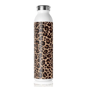 LEOPARD Slim Water Bottle (20oz)