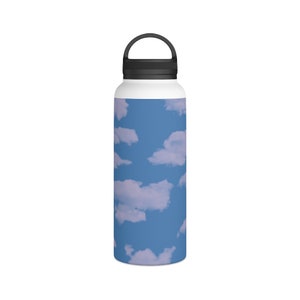 HEAD  in the CLOUDS (LIGHT) Stainless Steel Water Bottle (32oz)
