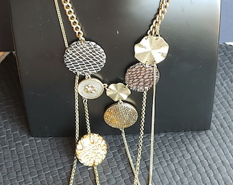 BOHM multi-chain/pendant necklace