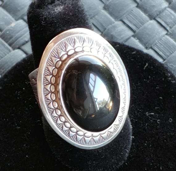 Southwestern turquoise / silver; small  rings - image 2