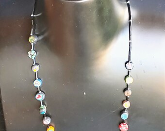 Poly clay bead necklace