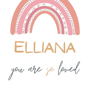 You Are So Loved - personalized digital art