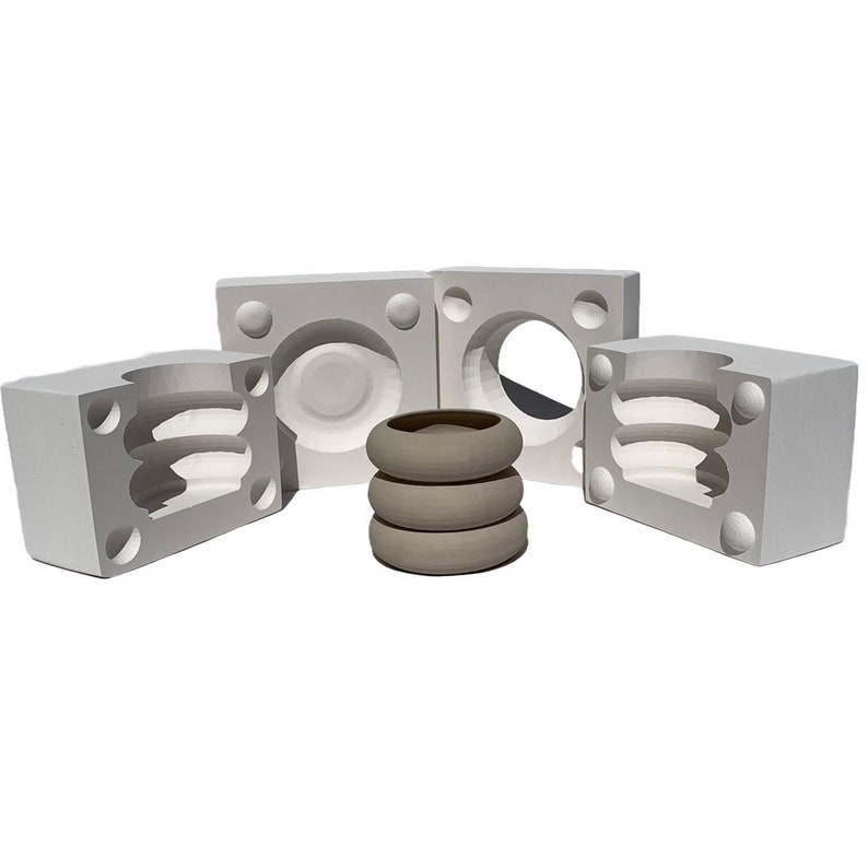 Planter Plaster Mold for Slip Casting Pottery Etsy