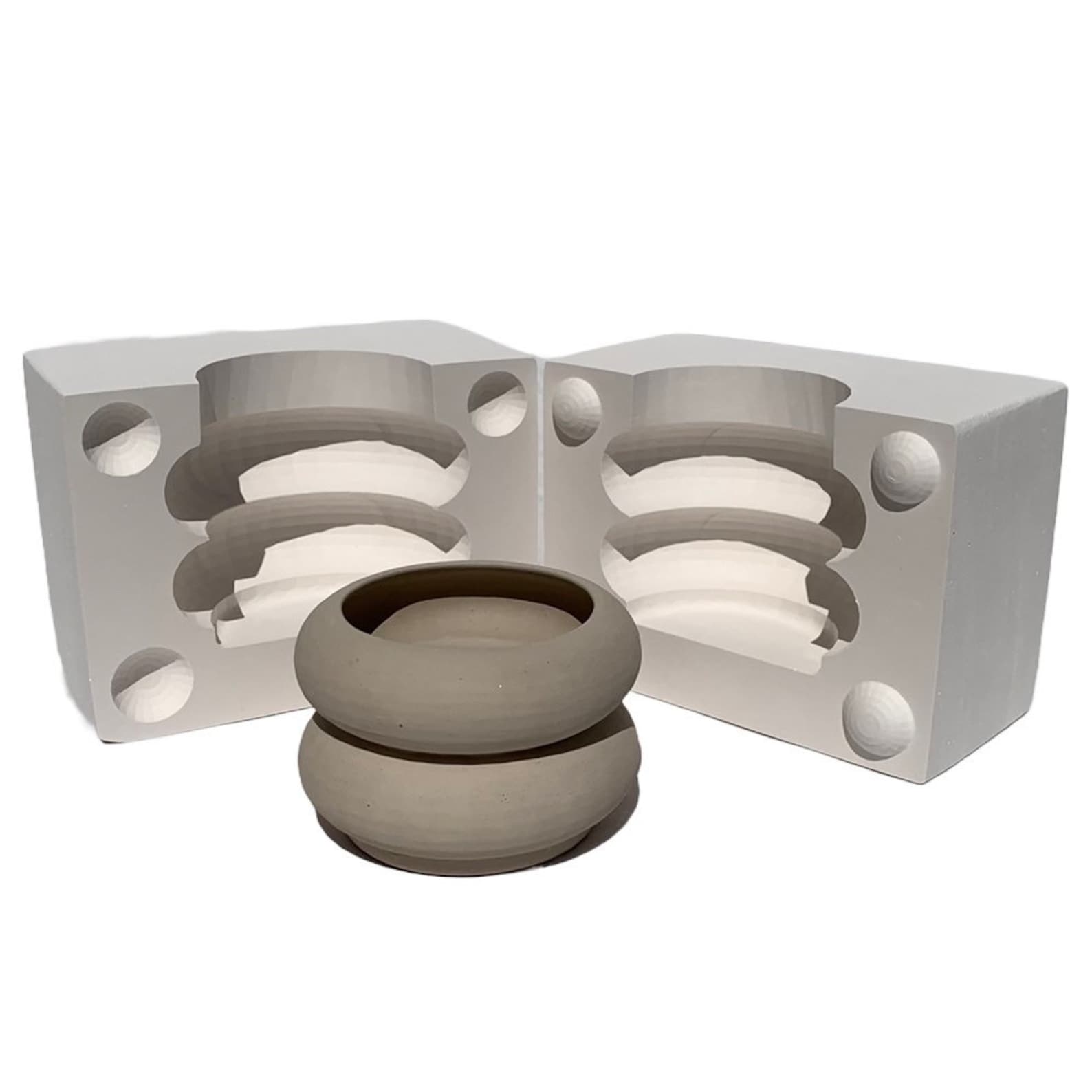 Planter Plaster Mold for Slip Casting Pottery Etsy