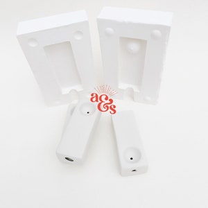Ceramic rectangle pipe plaster mold