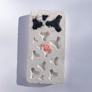 DIY kiln stilt plaster mold
