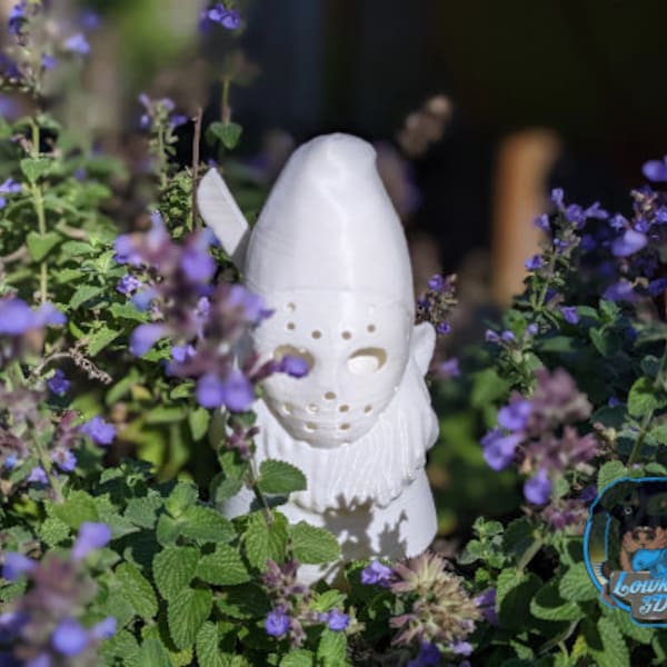 3D printed Friday the 13th Jason Garden Gnome