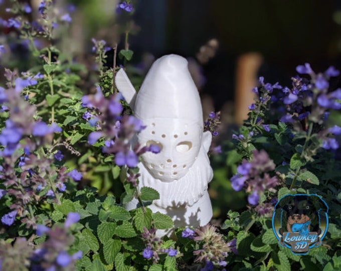 3D printed Friday the 13th Jason Garden Gnome