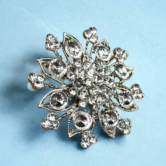 Floral Brooch Pin Statement Jewelry Gift for Her … - image 3