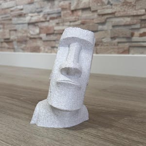 MOAI 3D printed sculpture