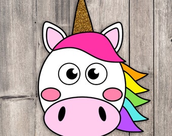 Unicorn Craft, birthday activities, Unicorn birthday, unicorn birthday party, kids activities, Rainbow Unicorn, birthday craft, party craft