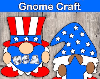 4th of July craft | Fourth Of July Gnome Craft | Patriotic Activity