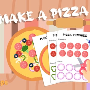 Make a pizza craft for kids