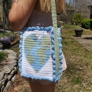 PDF Crochet Earth Day Tote Bag Pattern 2022 Environmental Tapestry Intarsia Etsy