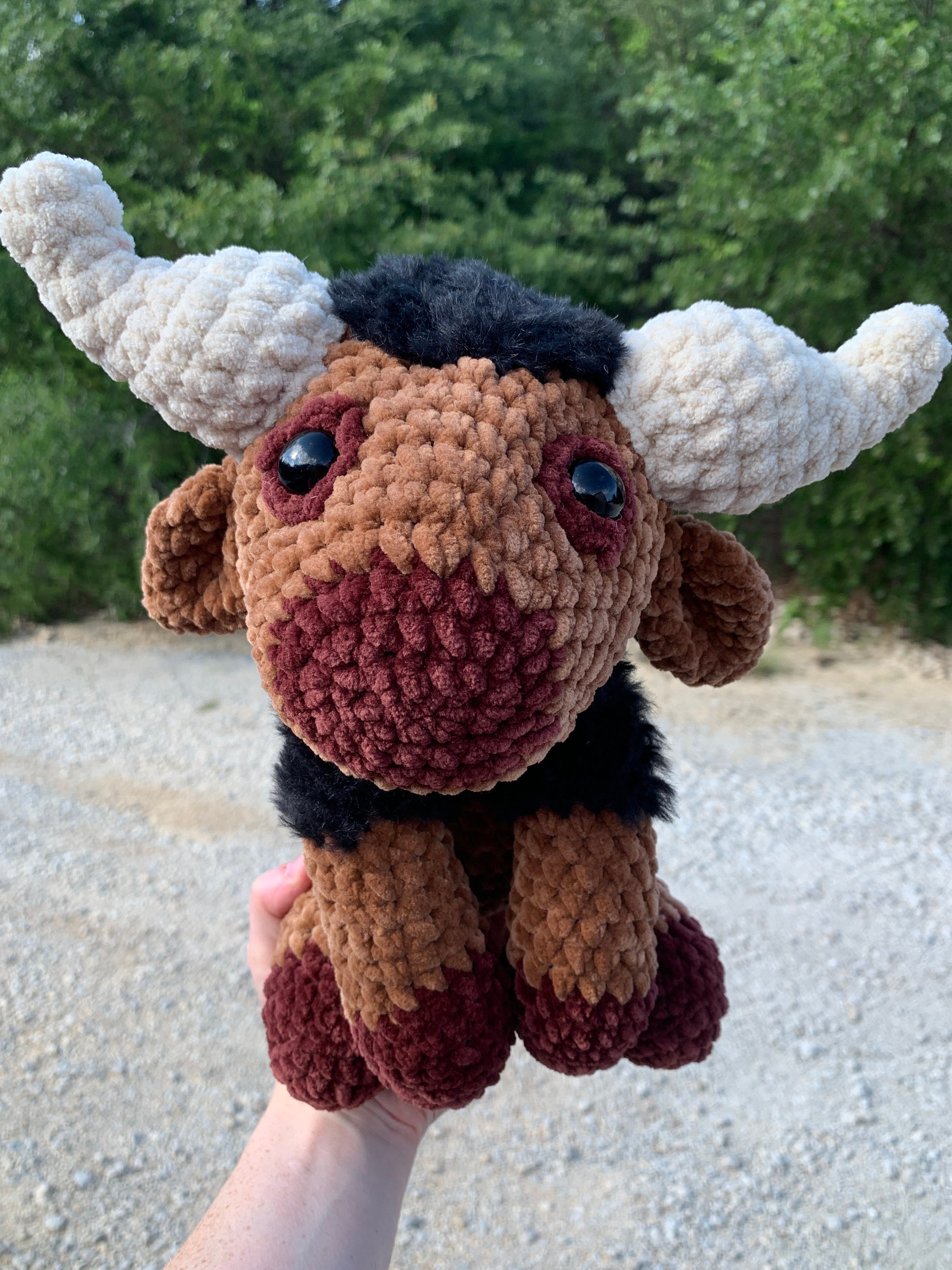 Abbie The Buffalo Crochet Stuffed Animal