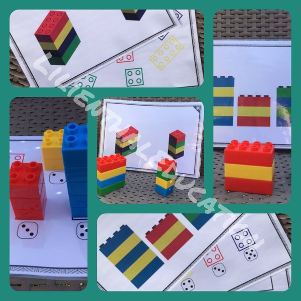 Learning and creative foil set "Building blocks"