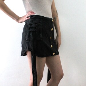 Balmain denim rok, nieuw met prijskaartjes, maat 38 afbeelding 2