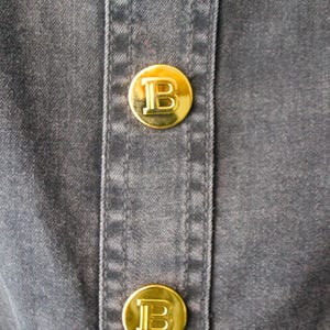Balmain denim rok, nieuw met prijskaartjes, maat 38 afbeelding 6