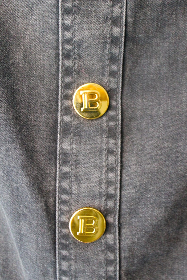 Balmain denim rok, nieuw met prijskaartjes, maat 38 afbeelding 6