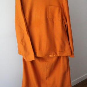 Ensemble haut et jupes en laine vintage Céline taille 44