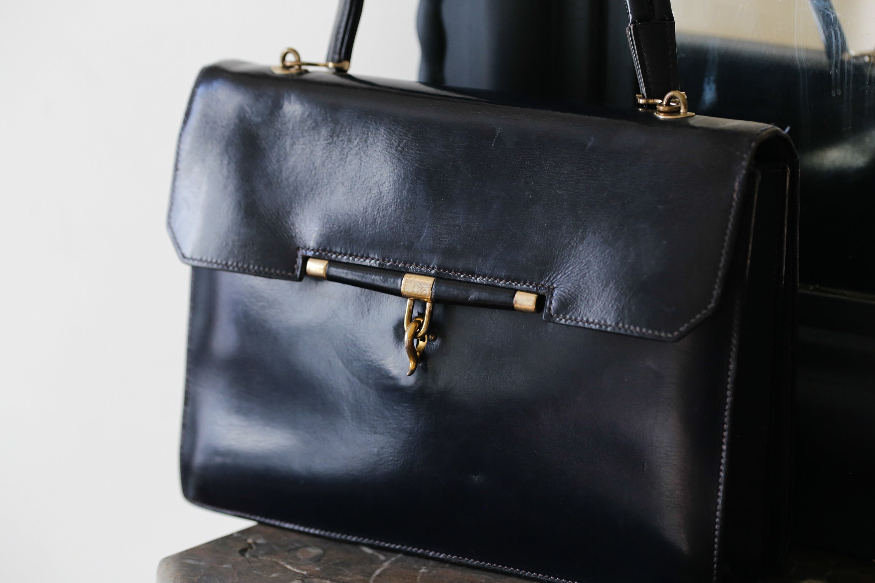 Hermès Tressage Cuir Shoulder Bag Strap Epsom Leather 25mm Brown