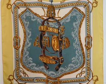 New Hermes Silk Scarf 90 La Ligne Coup De Fouet by Pierre Marie