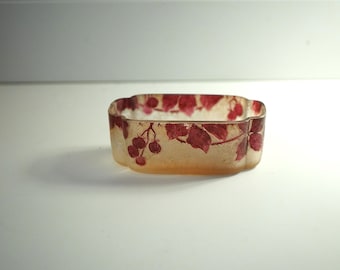 Legras Phoenicia jardinière, Ruby series, in multi-layered glass (1900-1910)