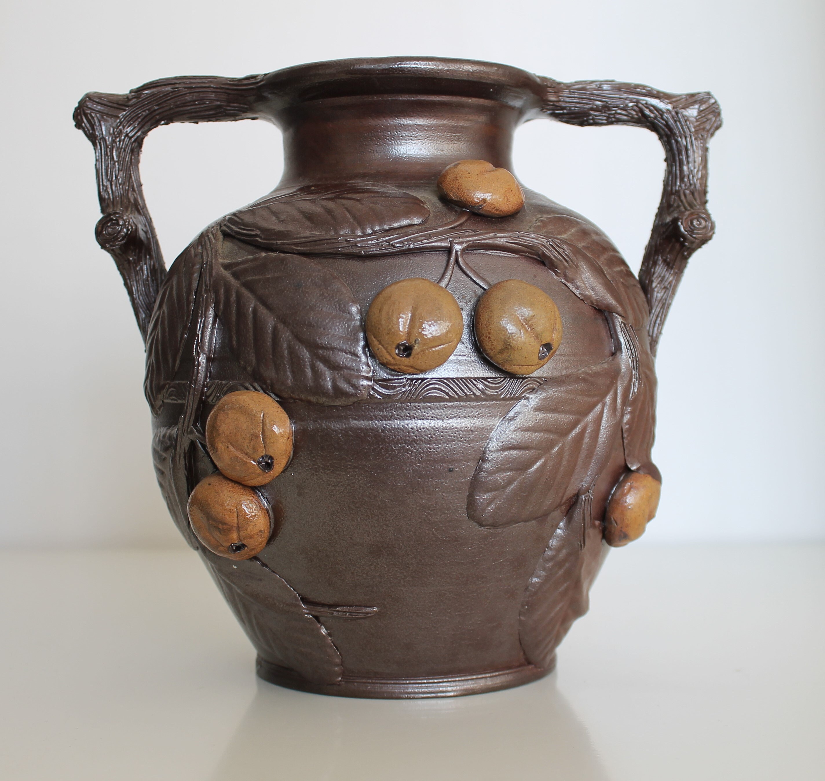 Vase à Décor de Pommes Turgis Calvados Normandie