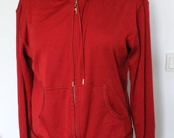 Chaleco deportivo rojo de manga larga de Louis Vuitton