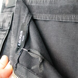 Balmain denim rok, nieuw met prijskaartjes, maat 38 afbeelding 11