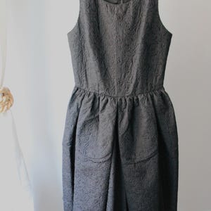Schwarzes Baumwollkleid von Alaïa, neu mit Etikett, Größe 38