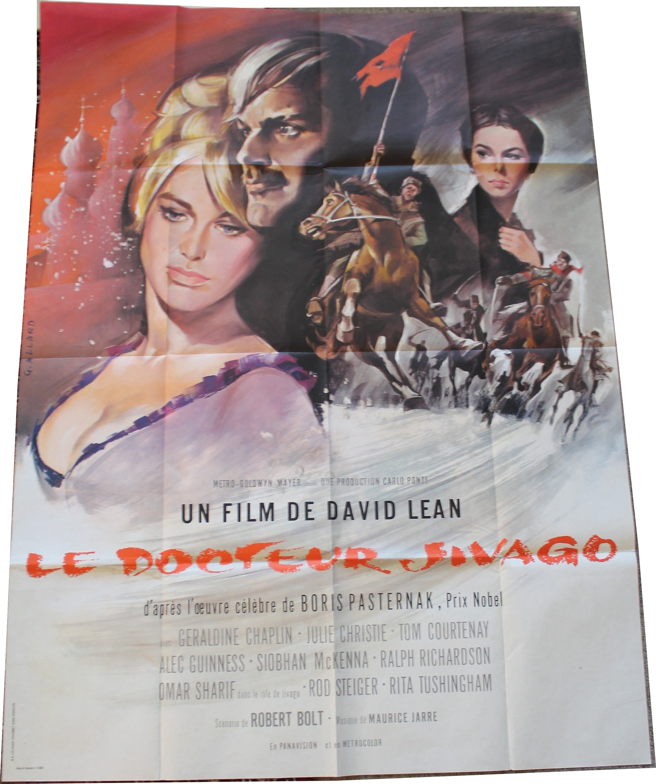 Affiche de Cinéma Le Docteur Jivago