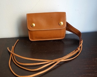 Hermès Floride Gürteltasche aus kamelfarbenem Epsom-Leder