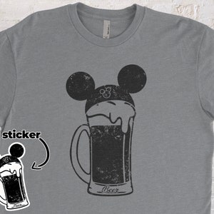 Beer Mickey Disney Shirt | Mens Disneyworld Shirt | Disneyworld Shirt | Funny Disney Shirt | Drinking At Disney Shirt