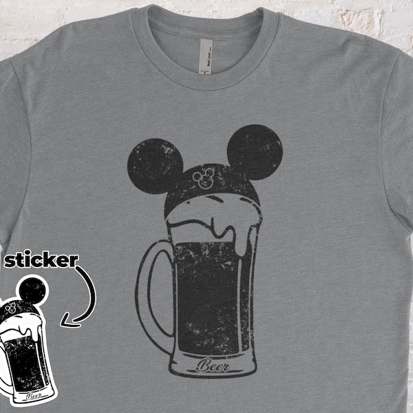Beer Mickey Disney Shirt | Mens Disneyworld Shirt | Disneyworld Shirt | Funny Disney Shirt | Drinking At Disney Shirt