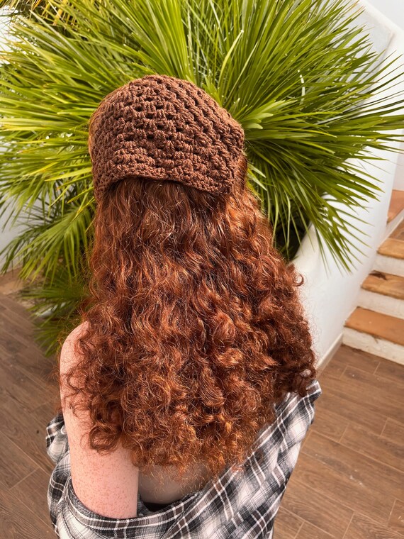 Crochet Hair Bandana Etsy