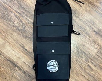 Motorcycle Sissy Bar Beach Bag - &quot;The Dark Helmet&quot;