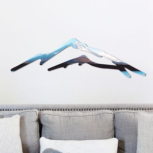 Metal Mountain Wall Art, Mountain Wall Decor, Mountain Metal Sign, Mountain Wall Hanging, Mountain Gifts, Mountain Sign, Mountain Wall Decor
