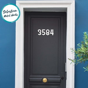 Modern House Numbers, HDPE Numbers, Long Lasting, Number Sign, Address Numbers, HDPE Address Numbers, Individual House Numbers
