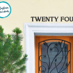 Modern House Numbers, HDPE Numbers, Long Lasting, Number Sign, Address Numbers, HDPE Address Numbers, Individual House Numbers