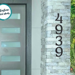 Modern House Numbers, HDPE Numbers, Long Lasting, Number Sign, Address Numbers, HDPE Address Numbers, Individual House Numbers