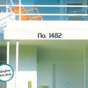 Modern House Numbers, HDPE Numbers, Long Lasting, Number Sign, Address Numbers, HDPE Address Numbers, Individual House Numbers