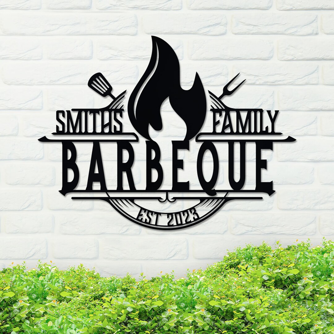 Metal BBQ Sign, Metal Grill Sign, Housewarming Gift, Grilling Gift