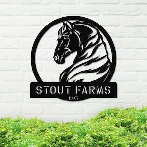 Metal Horse Lover Sign, Horse Lover Sign, Metal Horse Lover Sign, Home Decor Sign, Metal Front Door Sign, Housewarming Gift Idea