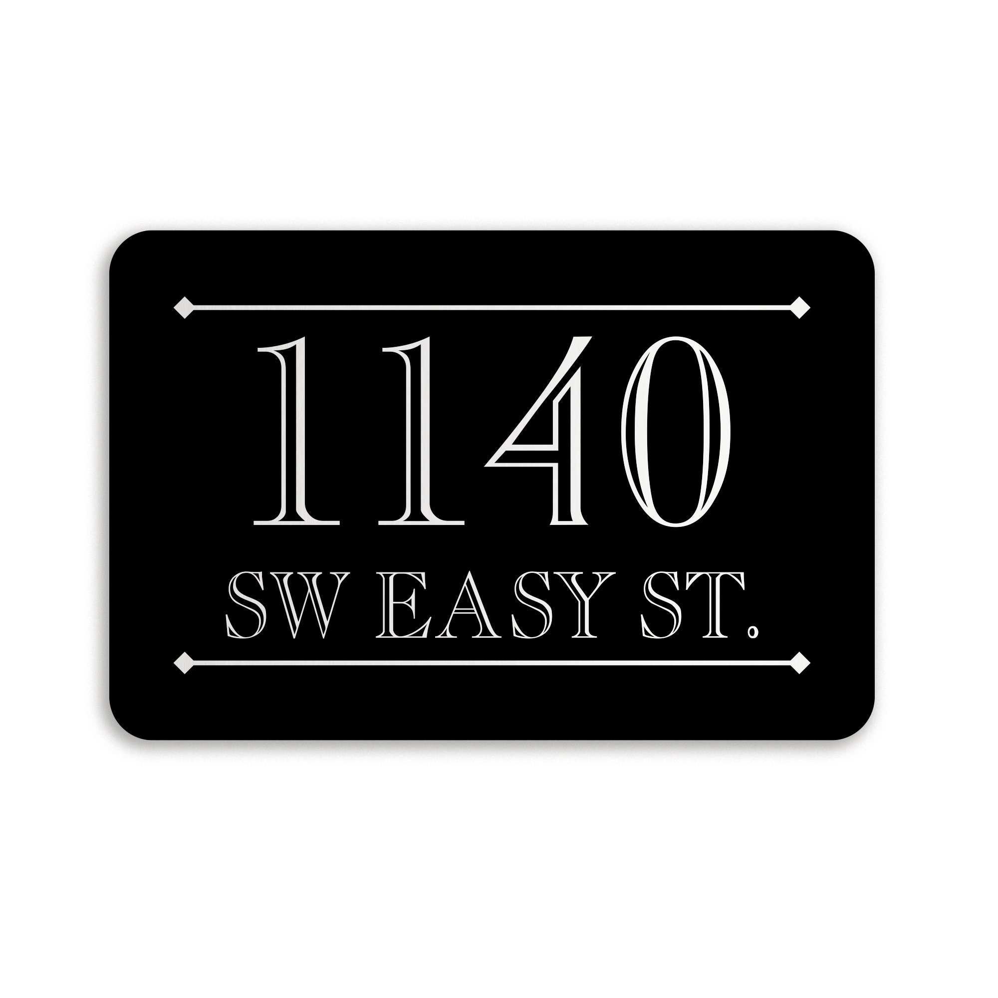 House Number Sign Etsy