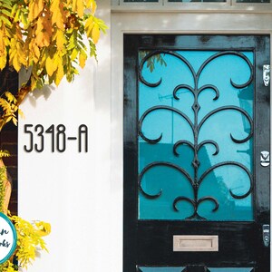 Modern House Numbers, Modern House Letters, Address Numbers, Custom House Numbers, Address Signs, House Number Signs, Address Letters, Door