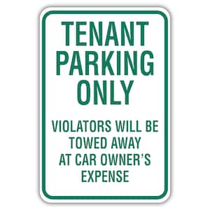 Tenant Parking Only Sign, Parking Signs, Special Parking Sign, Metal Parking Sign