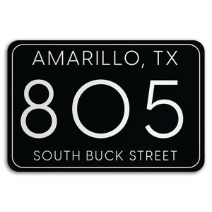 House Number Sign, Address Sign, Custom House Number Sign